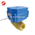 CWX-60P CR02 DC24V 3/4 &quot;DN20 válvula de bola motorizada de latón con actuador de motor para equipos de agua potable HVAC